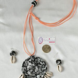 Crochet Pendant From Fabric