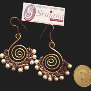 Brass Wire Earrings
