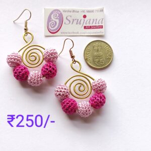 Crochet and Wire Earrings