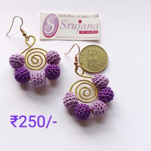 Crochet and Wire Earrings