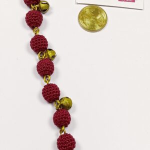 Crochet Beads Bracelet with Ghungroo - 01