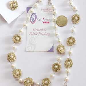 Crochet and Wire Necklace