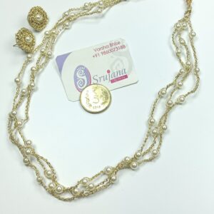 Crochet and Pearl set