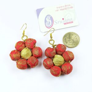 Fabric Earrings