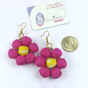 Fabric Earrings