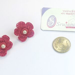 Crochet Flower Earrings