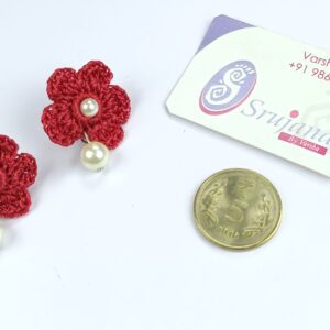 Crochet Flower Earrings