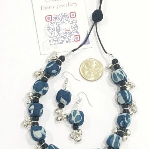 Indigo Beads With Ghungroos