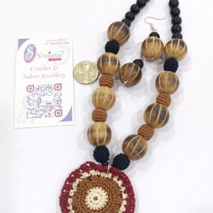 Crochet and Wooden Beads