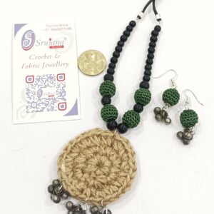 Crochet Jute Pendant