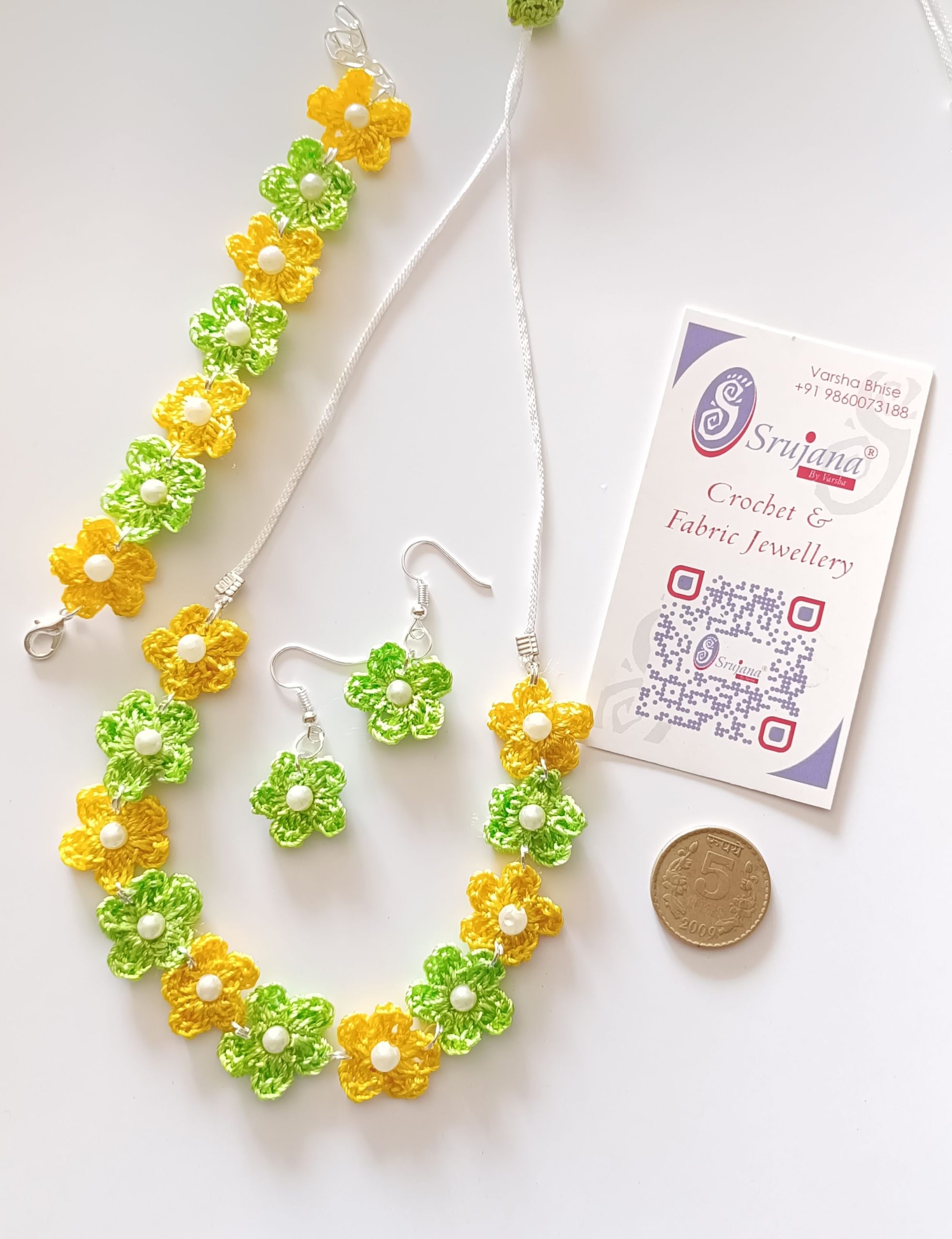 Crochet Flower Set