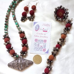 Crochet and ghungaroo set