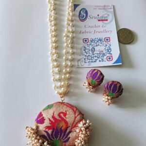 Paithani Mayur Necklace Set